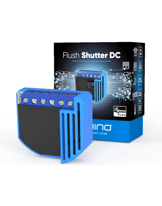 QUBINO Flush Shutter DC / Įleistinis užuolaidų valdyklis DC